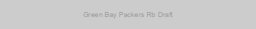 Green Bay Packers Rb Draft